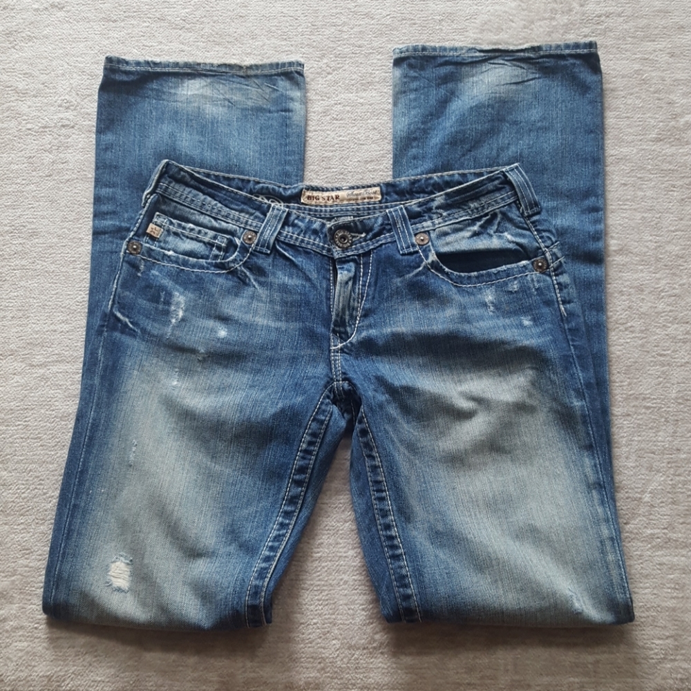 Big Star Sweet Boot Ultra Low Rise Jean - Picture 2 of 7